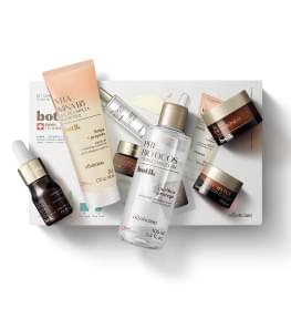 Pack Gel de Limpeza Facial Nutritivo Vitamina B5 Botik 50g + Tónico Micelar Purificante Prebiótico Botik 100ml + Sérum de Alta Potência Ácido Hialurónico 10ml + Creme Concentrado Área dos Olhos Ácido Hialurônico Botik 7,5g + Creme Facial Ácido Hialurónico Botik 15g