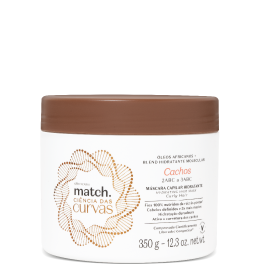 Máscara Capilar Hidratante Match Ciência das Curvas Cachos 350g