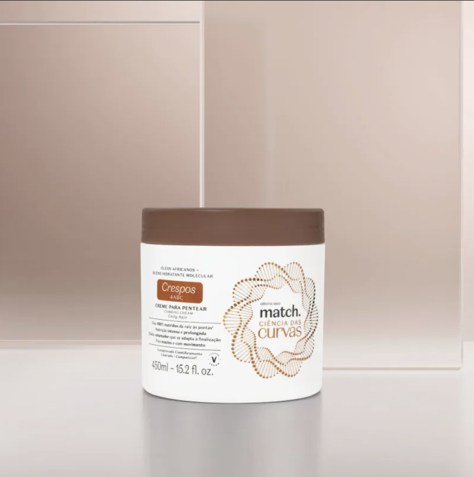 Creme Para Pentear Match Ciência das Curvas Crespos 450ml