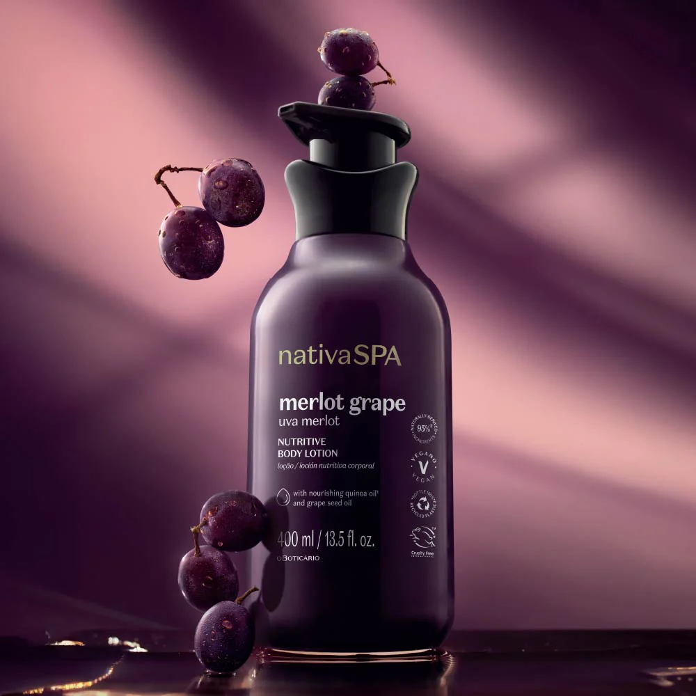 Body Splash Nativa Spa Uva Merlot, 200ml - Image 3