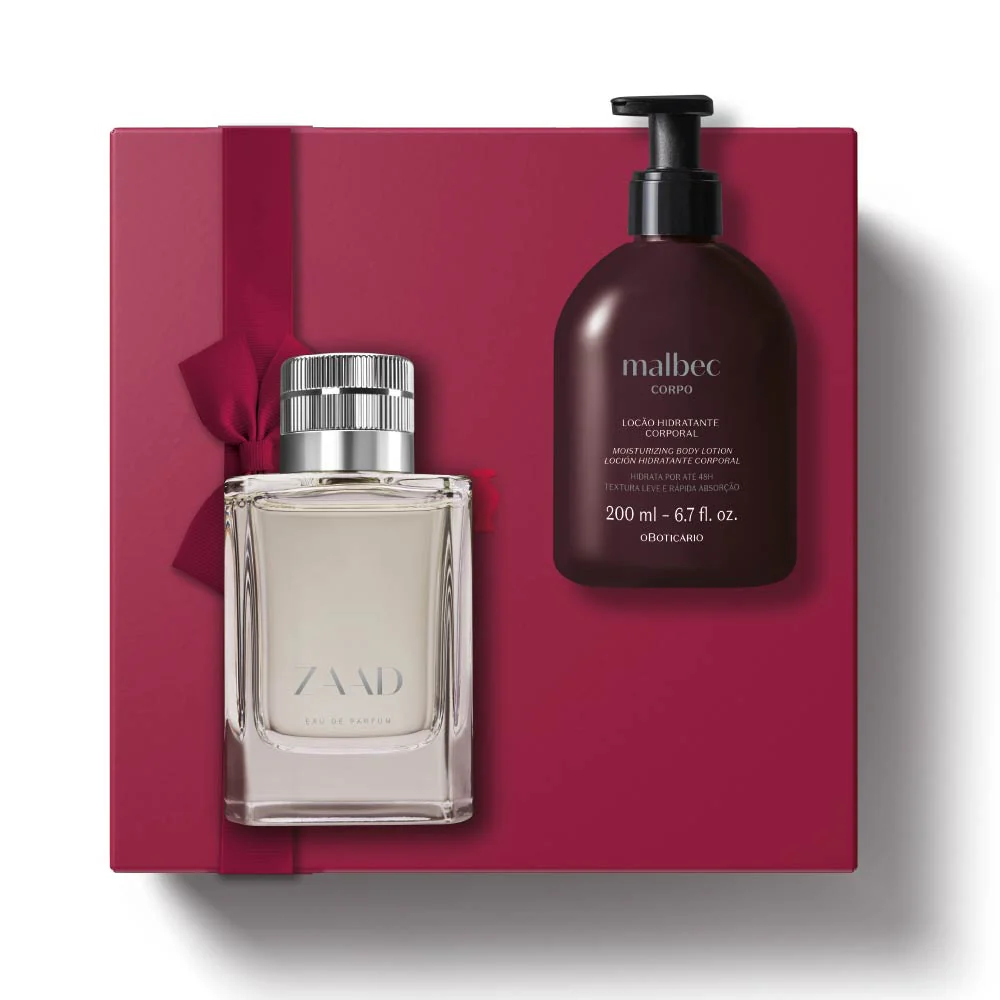 Kit de Dia do Amor Perfume Zaad + Malbec