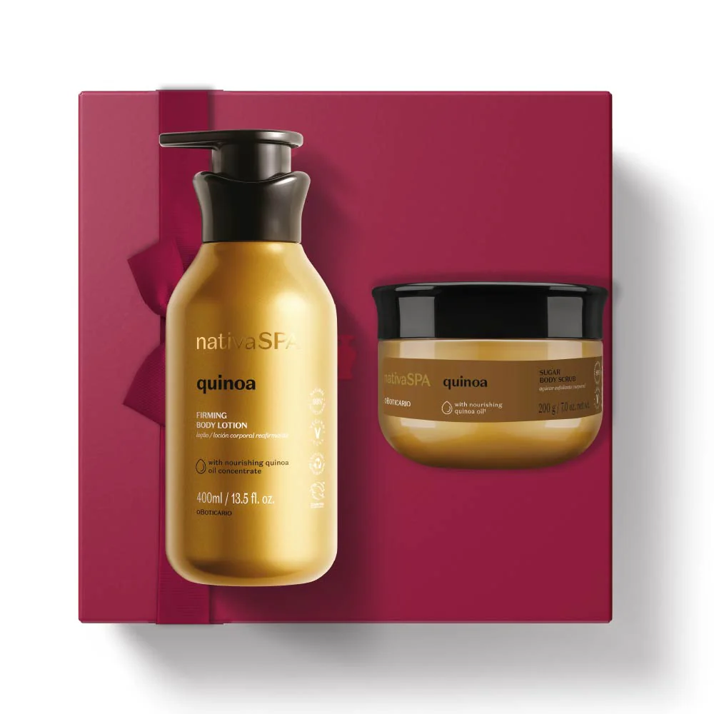 Coffret de Dia do Amor Nativa Spa Esfoliante Quinoa