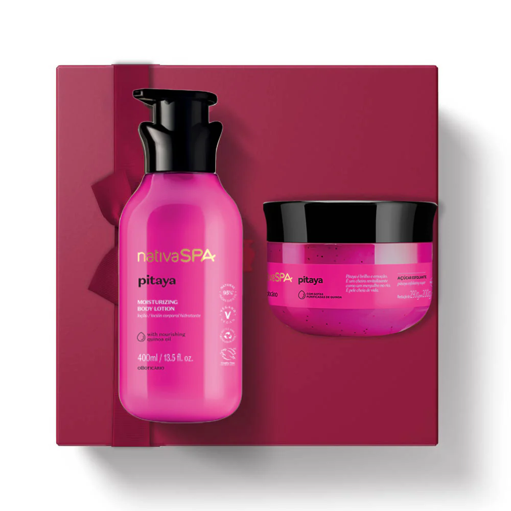 Coffret de Dia do Amor Nativa Spa Esfoliante Pitaya