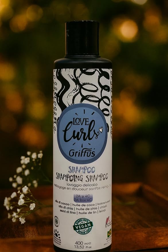 Griffus Shampoo Limpeza Suave (2A-4C) LOVE CURLS 400 ml