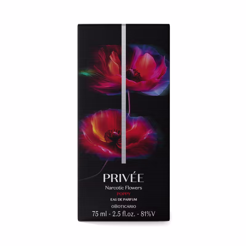Privée Narcotic Flowers Poppy Eau de Parfum 75ml – O Boticário