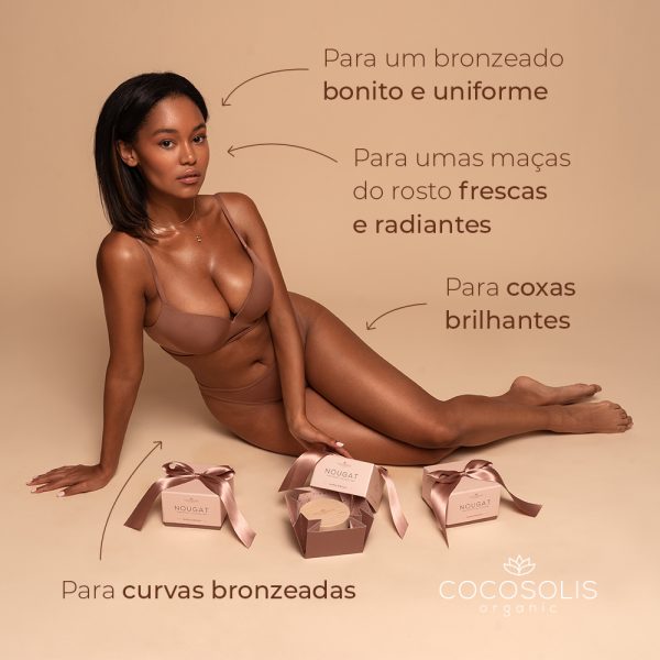 COCOSOLIS NOUGAT SPARKLING BODY BUTTER. 250 ML - Image 3